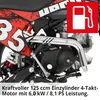 HECHT 51125 Motorcrossbike Motorbike | Rot | 125ccm | 8,1 Produktbild-Vorschau 7