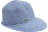 Seeberger Rollbare Schute Borten-Strohhut mit UV-Schutz 80 in blau