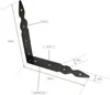 KOTARBAU® Wspornik pólki 200 mm stalowy lacznik katowy Podgląd zdjęcia produktu 2