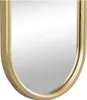 Satz von 3 ovalen Spiegeln aus Metall - 23 × 120 cm (B × H) Produktbild-Vorschau 4