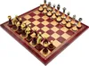 Italienisches Schachbrett Leder Gold/Burgund 33 + Produktbild-Vorschau 1