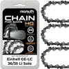 3x Sägekette Kettensäge 35cm 1,1mm 3/8" 52 TG für Einhell Produktbild-Vorschau 1