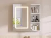 Specchio da bagno illuminato LED, 60 cm, con funzione Anteprima dell’immagine prodotto 8