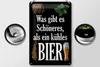 Blechschild Spruch 20x30cm was schöneres als kühles Bier Produktbild-Vorschau 3