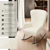 Fauteuil à bascule SWING avec patins en acier et Voir les images du produit 2