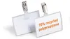 DURABLE Namensschild CLICK FOLD 54x90mm 25 St., 821619 Produktbild-Vorschau 2