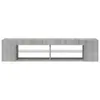 vidaXL TV skříňka s LED světly Grey Sonoma 135x39x30 cm Náhled obrázku produktu 3