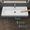 doporro Design Aufsatzwaschbecken Hängewaschbecken Produktbild-Vorschau 2