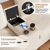Merax U-Form Ecksofa mit 2 Hockern, USB-, Type-C, Produktbild-Vorschau 9