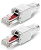 NEXMEX 2x Netzwerkstecker Cat6 RJ45 Stecker Netzwerk Produktbild-Vorschau 1