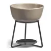 A ceramic bowl on a metal stand, likely an oil or wax burner. Produktbild-Vorschau