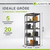 Juskys Eckregal Lageregal Corner Basic 180 x 70 x 40-70 cm Produktbild-Vorschau 2
