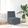 vidaXL Canapé modulaire sans accoudoirs gris foncé 55 cm Voir les images du produit 2
