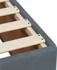 Boxspringbett mit Matratze Dunkelgrau 140x200 cm Samt Produktbild-Vorschau 11