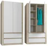Skříň šatna 90 cm 2 dveře 2 zásuvky FRAMIRE B-20 mix sonoma Náhled obrázku produktu 2