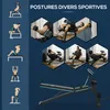 HOMCOM Banc de musculation pliable inclinable, banc Voir les images du produit 6