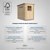 Abri de Jardin en Bois 2,63m² Cabane de Jardin Exterieur Voir les images du produit 7
