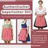 Dirndlschürze Rot Kariert Mini Dirndl Trachtenschürze Produktbild-Vorschau 6