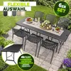 Lot de 6 chaises de jardin tillvex® empilables et Voir les images du produit 3