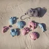Scrunch Sandformen Spielzeug Silikon Pfirsich Farbe Strand Produktbild-Vorschau 3