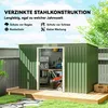 Záhradný domček Outsunny - s posuvnými dverami - oceľový - Náhľad obrázku produktu 4