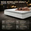 VIKTORIA Taschen Federkernmatratze 100x200 cm - Produktbild-Vorschau 5
