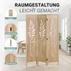 Homestyle4u Paravent Raumteiler 3 teilig Holz Trennwand Produktbild-Vorschau 5