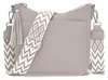 YISUOHOOM Handtasche Damen Mittelgroß Umhängetasche Grau, Produktbild-Vorschau 1