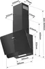 CIARRA Kopffreihaube 60cm, A+ 590 m³/h Dunstabzugshaube, Produktbild-Vorschau 7