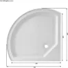 HOME DELUXE - Komplettdusche WHITE PEARL - Maße: 90 x 90 cm Produktbild-Vorschau 10