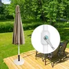 Parasol okrągły, kremowy, o średnicy 3,5 m, do ogrodu lub Podgląd zdjęcia produktu 9