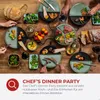 Bourgini Chef's Dinnerparty Gourmetstel - Glazed Grey – 4 Productafbeelding-voorbeeld 3
