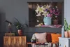 MuchoWow® Wandteppich Wandbehang Korb - Blumen - Sommer Produktbild-Vorschau 6