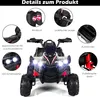 COSTWAY 12V Elektro Kinderquad mit Stauraum, Mini Produktbild-Vorschau 5