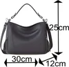Damen Shopper Hand Henkel Tasche  30627 D. Blue Produktbild-Vorschau 6