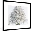 MuchoWow® Gerahmtes Poster Winter - Baum - Schnee - Kiefer Produktbild-Vorschau 1