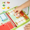 Malplay Sensorik Buch aus Filz Montessori Sinnesbuch Produktbild-Vorschau 7