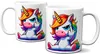 TassenKing Tasse Einhorn Mittelfinger Tasse Kaffee Tee Produktbild-Vorschau 5