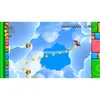 A screenshot from the video game New Super Mario Bros. U Deluxe, showing Mario in a sky level with coins and enemies. Produktbild-Vorschau