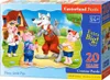 CASTORLAND puzzle 20 MAXI dielikov - Tri malé prasiatka Náhľad obrázku produktu 1