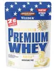 A product shot of a bag of Weider Premium Whey protein powder. Produktbild-Vorschau