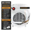 Keramický ohrievač Brandson, 1500 W, kompaktný, s nosiacou Náhľad obrázku produktu 3