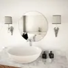 vidaXL Wandspiegel 50 cm Rund Glas -  Spiegel Produktbild-Vorschau 4