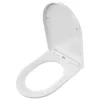 Toilettendeckel D Form WC-Sitze, Kurzer Toilettensitz mit Produktbild-Vorschau 11