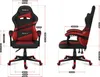 Chaise de jeu Huzaro Force 4.4 Red Mesh Voir les images du produit 17