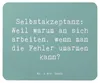 Mr. & Mrs. Panda Mauspad Spruch Selbstakzeptanz Umarmen - Produktbild-Vorschau 1