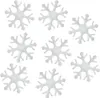120 Schneeflocken 35mm Eiskristalle Streuteile weiß Stoff Produktbild-Vorschau 2