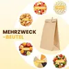Guheake® Papiertüten 50 Stück Braun - 15 x 27 x 9 cm Produktbild-Vorschau 4