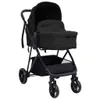 vidaXL 2-in-1 Kinderwagen Anthrazit und Schwarz Stahl Produktbild-Vorschau 9