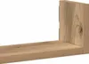 A close-up view of a wooden shelf, showing its texture and grain. Podgląd zdjęcia produktu